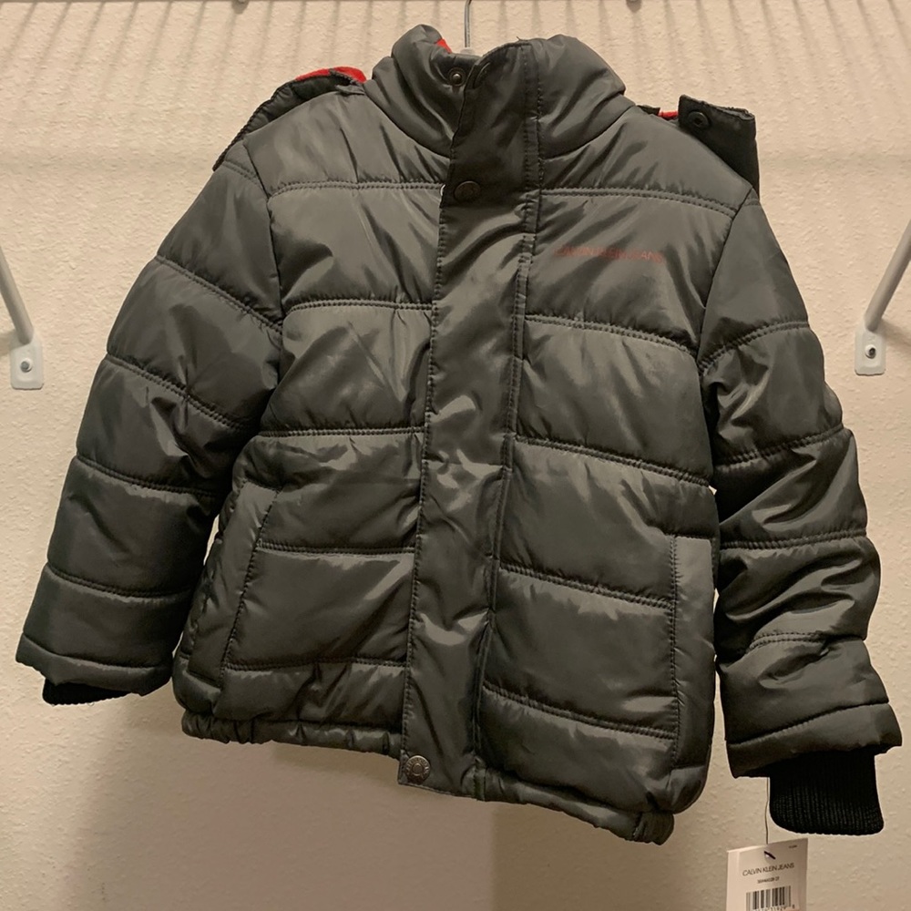NWT Calvin Klein Jeans kids - baby puffy coat 2T
